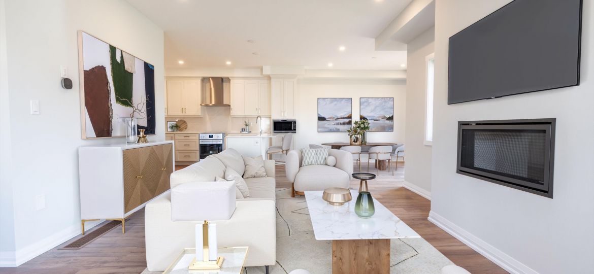 Lot 1 kitchen and living